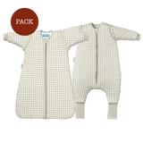 Siblings Mint Tea Pack (2 products): sleeping jumpsuit + TOG 2.5 sleeping bag