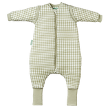 Gigoteuse à pieds avec manches et chaussettes antidérapantes - Thé à la menthe - TOG 2.5