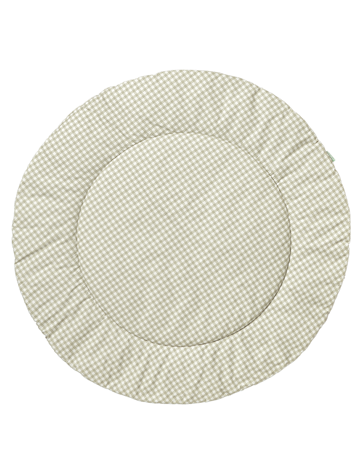 Rounded crawling mat - Mint Tea
