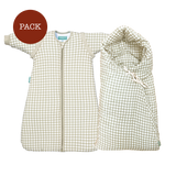 Pack Mint Tea (2 products): winter footmuff + sleeping bag TOG 2.5