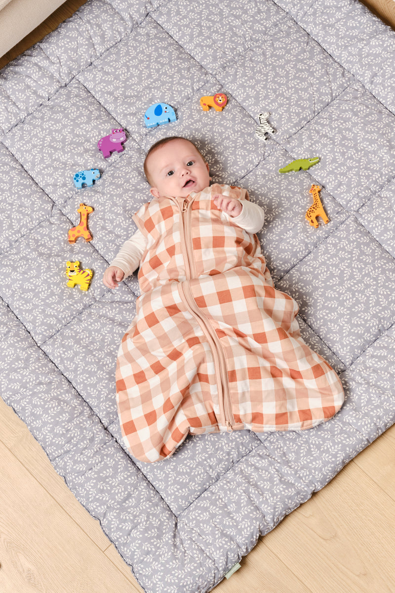 CRAWLING BLANKET BLUE GARDEN molisandco