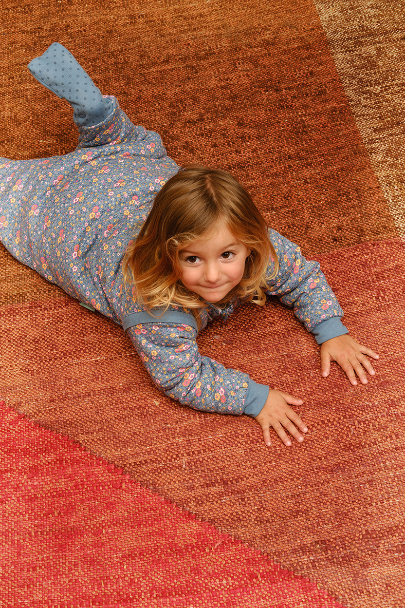 Sleeping jumpsuit with sleeves and socks - Wild Orchid - TOG 2.5