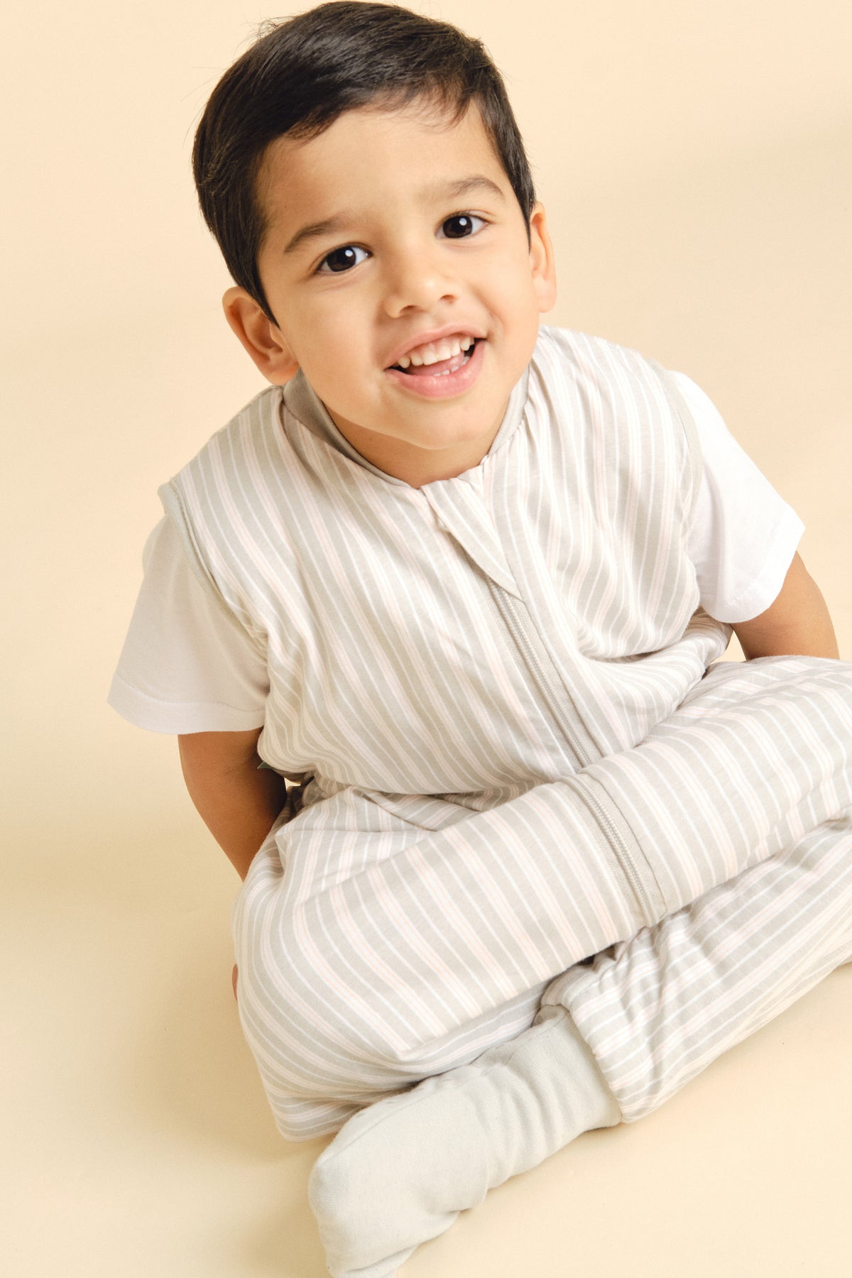 Sleeping jumpsuit with socks - Dawn Stripes - TOG 1