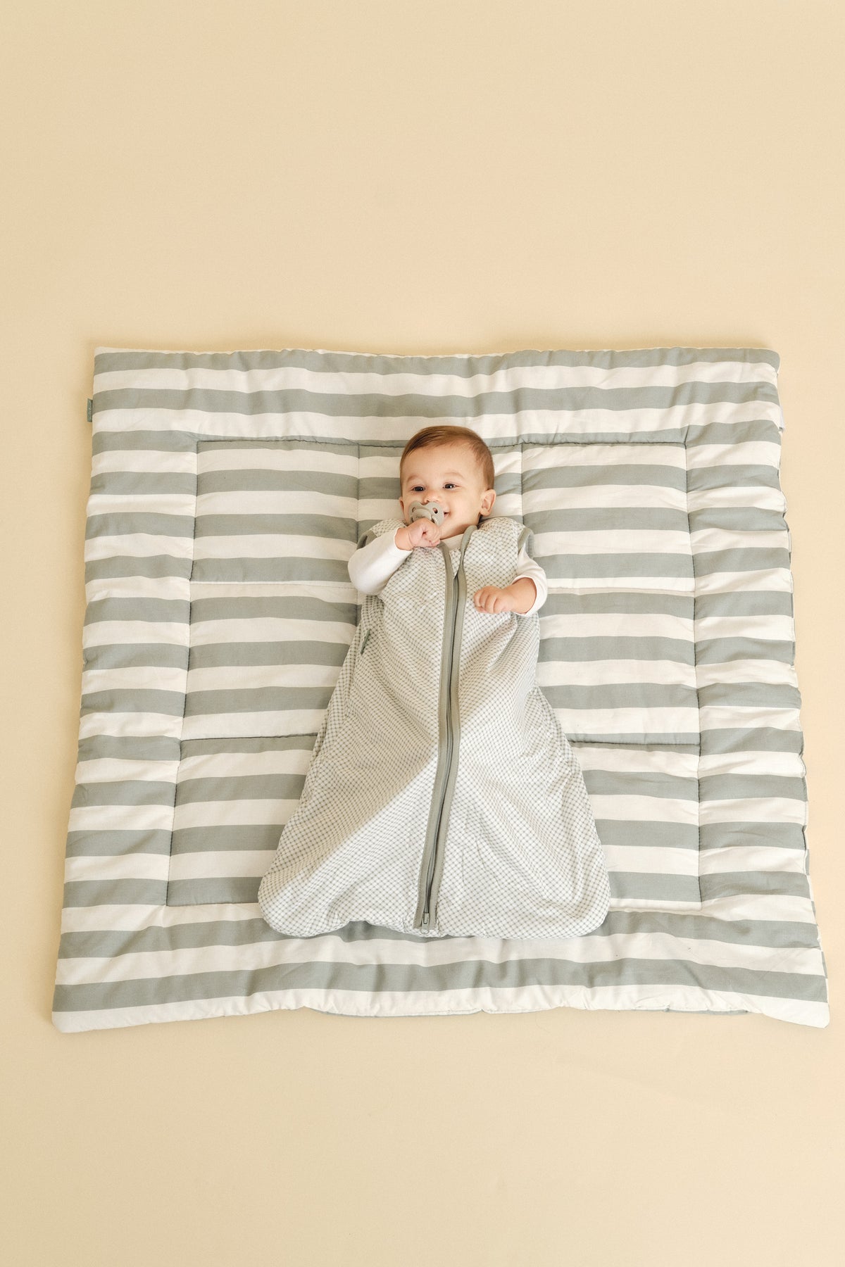 Babyschlafsack - Vichy Green - TOG 1