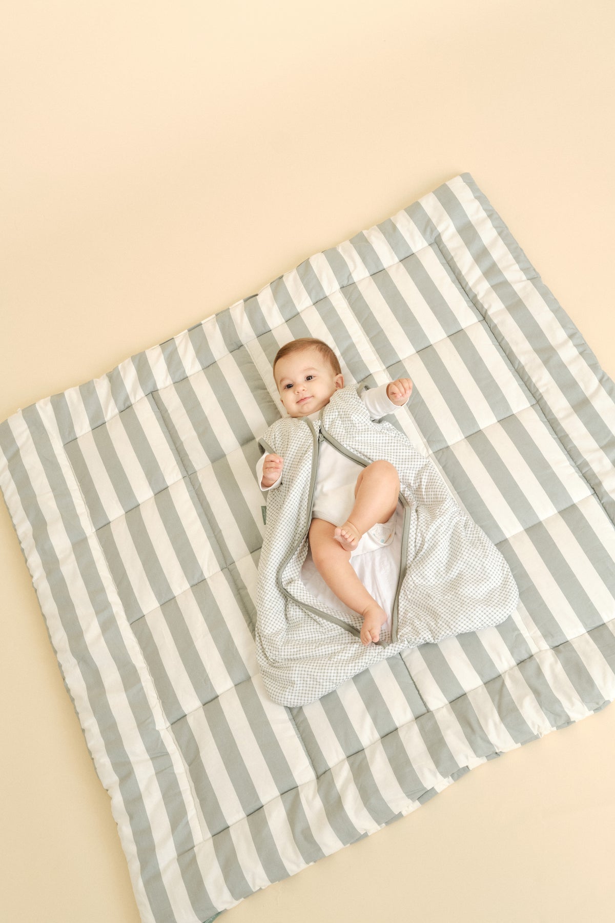 Babyschlafsack - Vichy Green - TOG 1