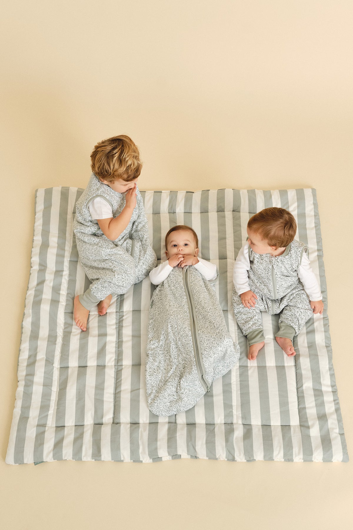 Crawling mat - Popcorn Stripes