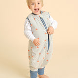 Sleeping jumpsuit with socks - Mushrooms - TOG 1