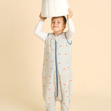 Sleeping jumpsuit with socks - Mushrooms - TOG 1