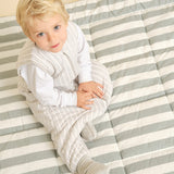 Sacco nanna con piedeni e calzini antiscivolo - Dawn Stripes - TOG 1