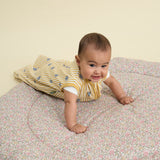 Rounded crawling blanket - Peony