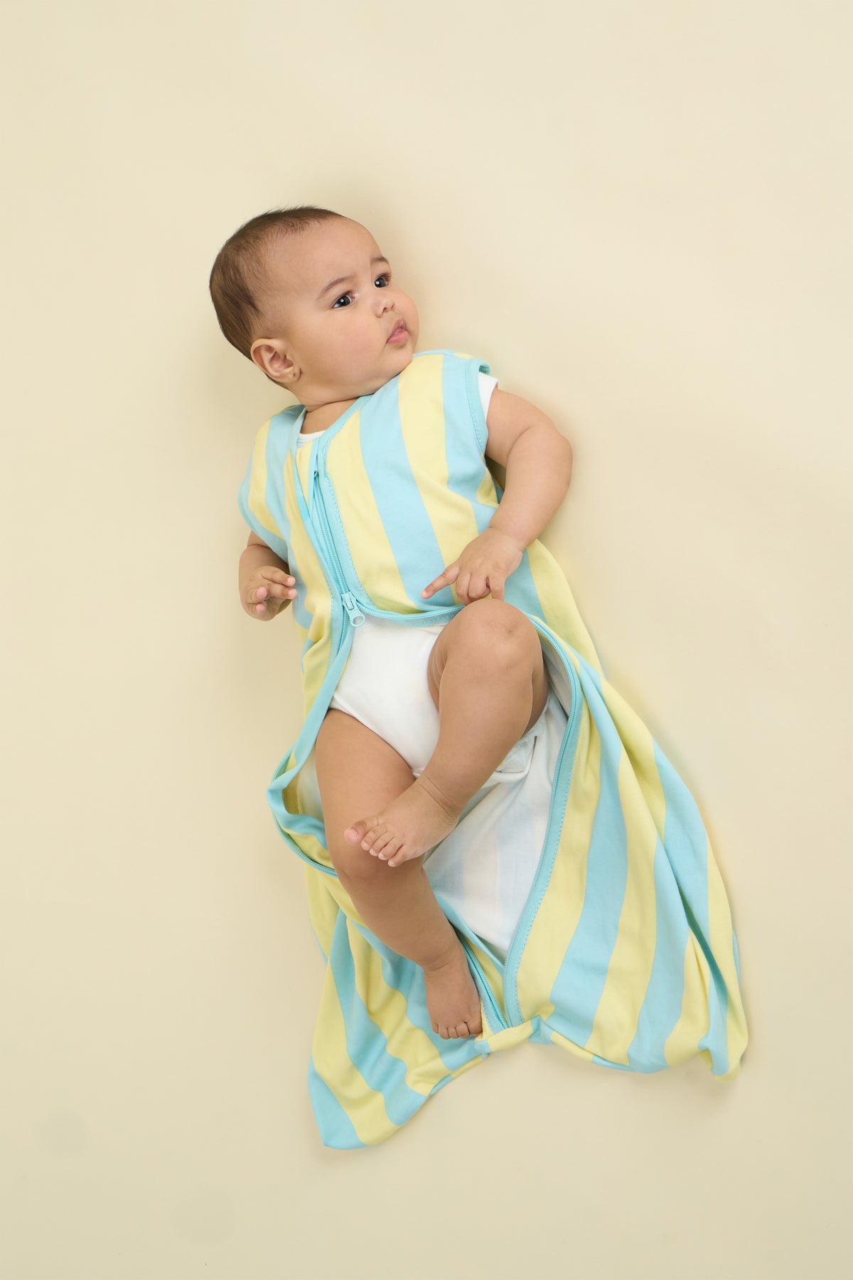 Babyschlafsack - Blue Sunshine - TOG 0.5