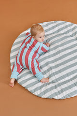 SLEEPING JUMPSUIT- MAGIC STRIPES - TOG 2.5 - WITH SOCKS AND SLEEVES