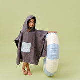 PONCHO TOWEL - ANTHRACITE GRAY