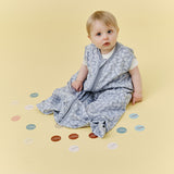 Baby sleeping bag - Blue Garden - TOG 0.5