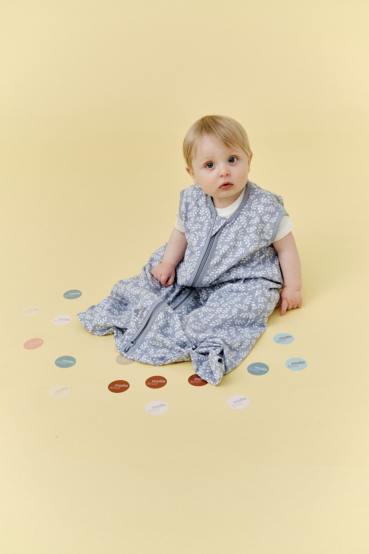 Babyschlafsack - Blue Garden - TOG 0.5