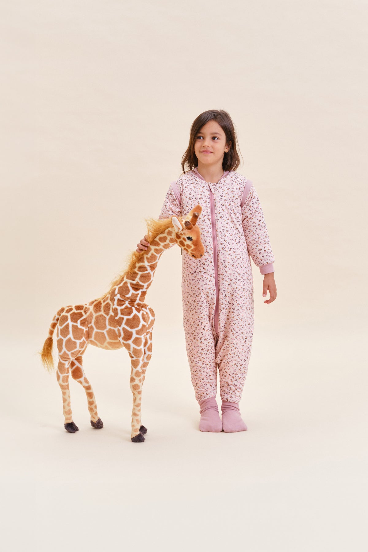 Schalfsack mit Ärmeln und rutschfesten Socken  – Misty Rose – TOG 2.5