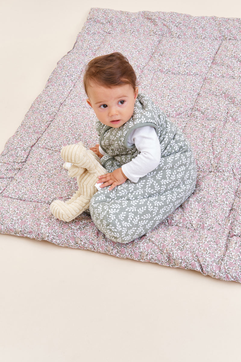 Baby sleeping bag ideal for winter. Green garden TOG 2.5 molisandco