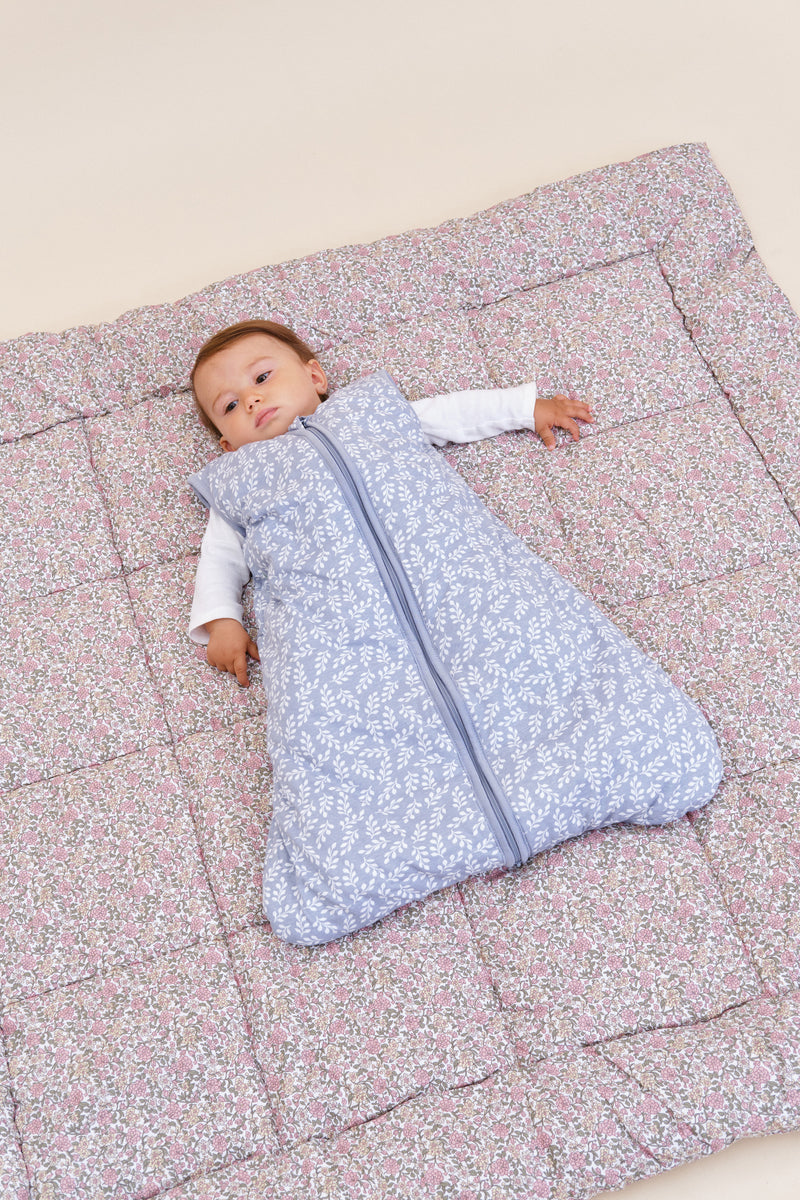 BABY SLEEPING BAG - BLUE GARDEN - TOG 2.5 