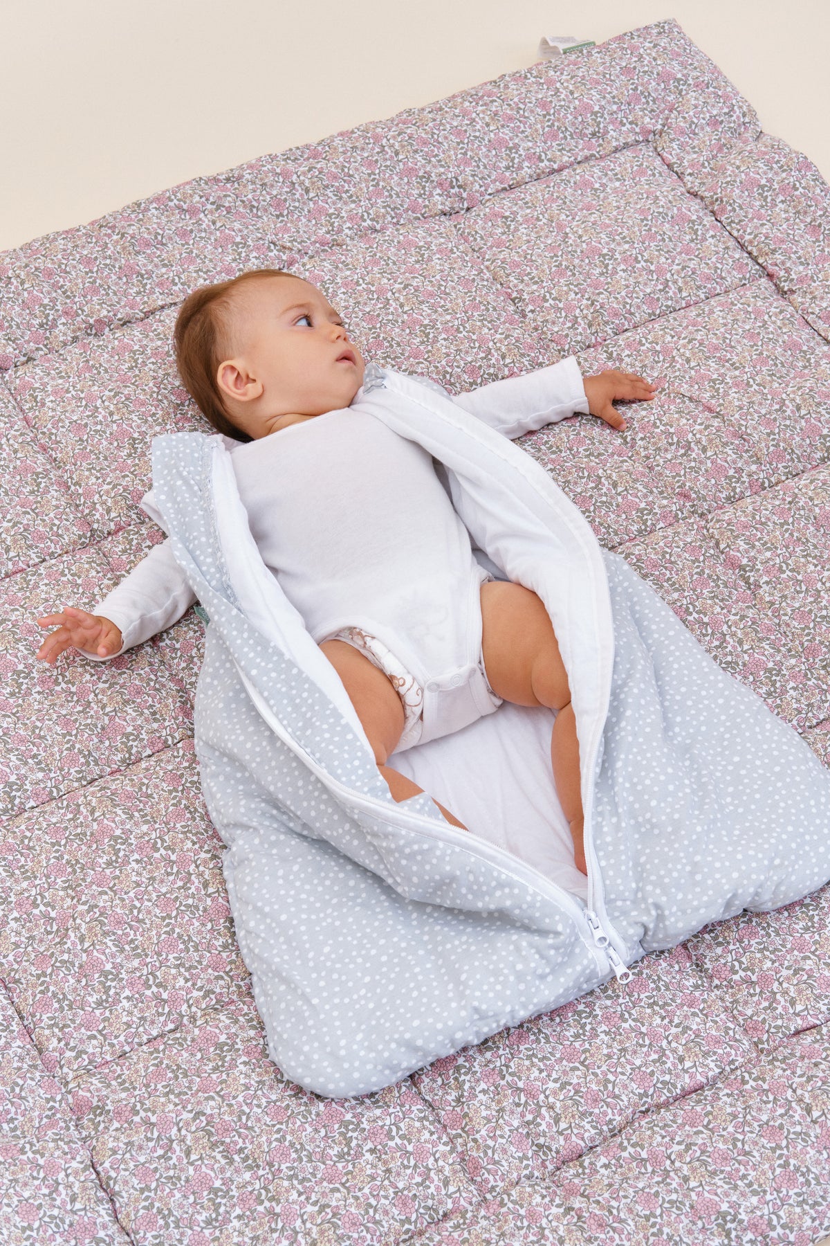 Saco de dormir bebé - Grey Print - TOG 2.5