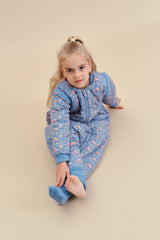 SLEEPING JUMPSUIT- WILD ORCHID - TOG 2.5 - WITH SOCKS AND SLEEVES