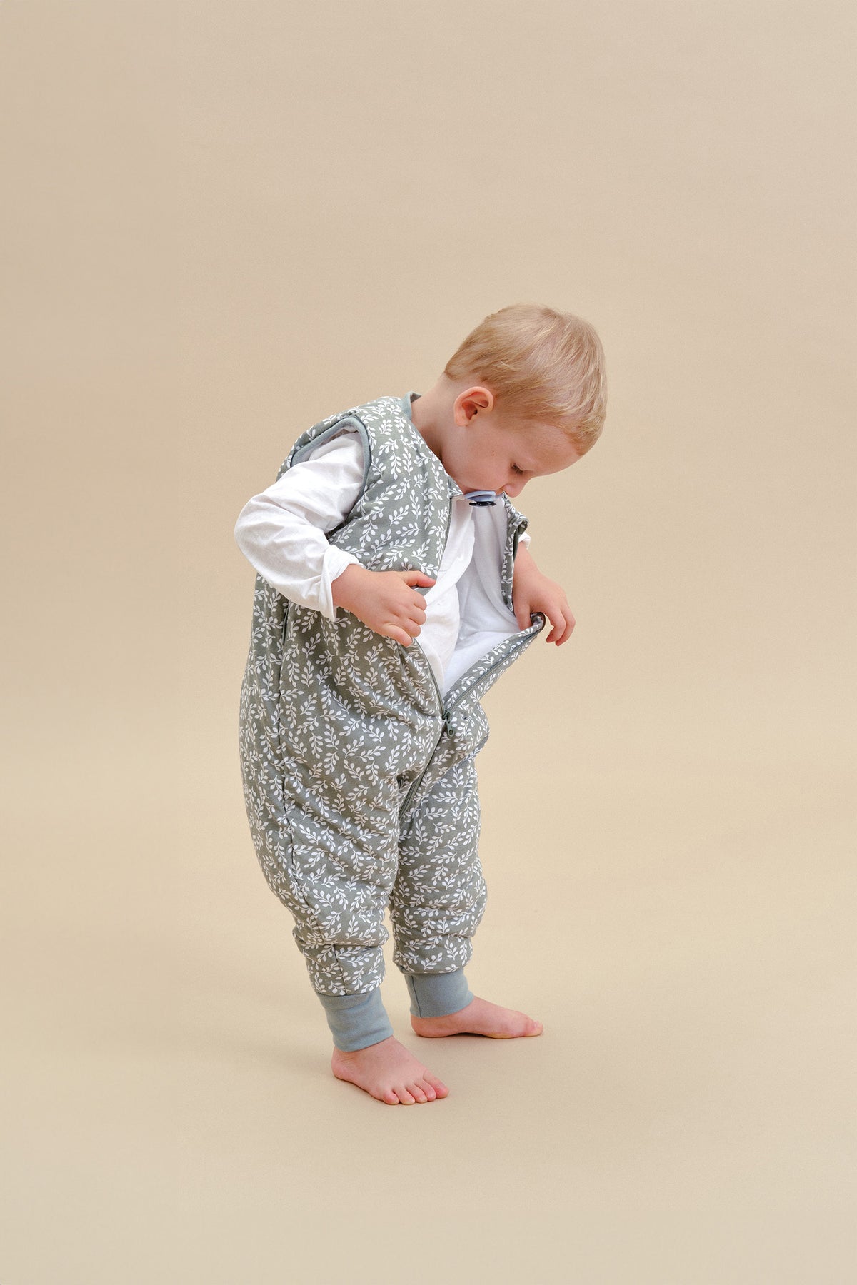 Sleeping jumpsuit - Green Garden - TOG 2.5