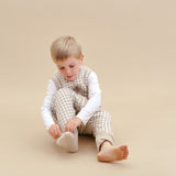 Sacco nanna con piedini e calzini antiscivolo - Vichy Beige - TOG 2.5