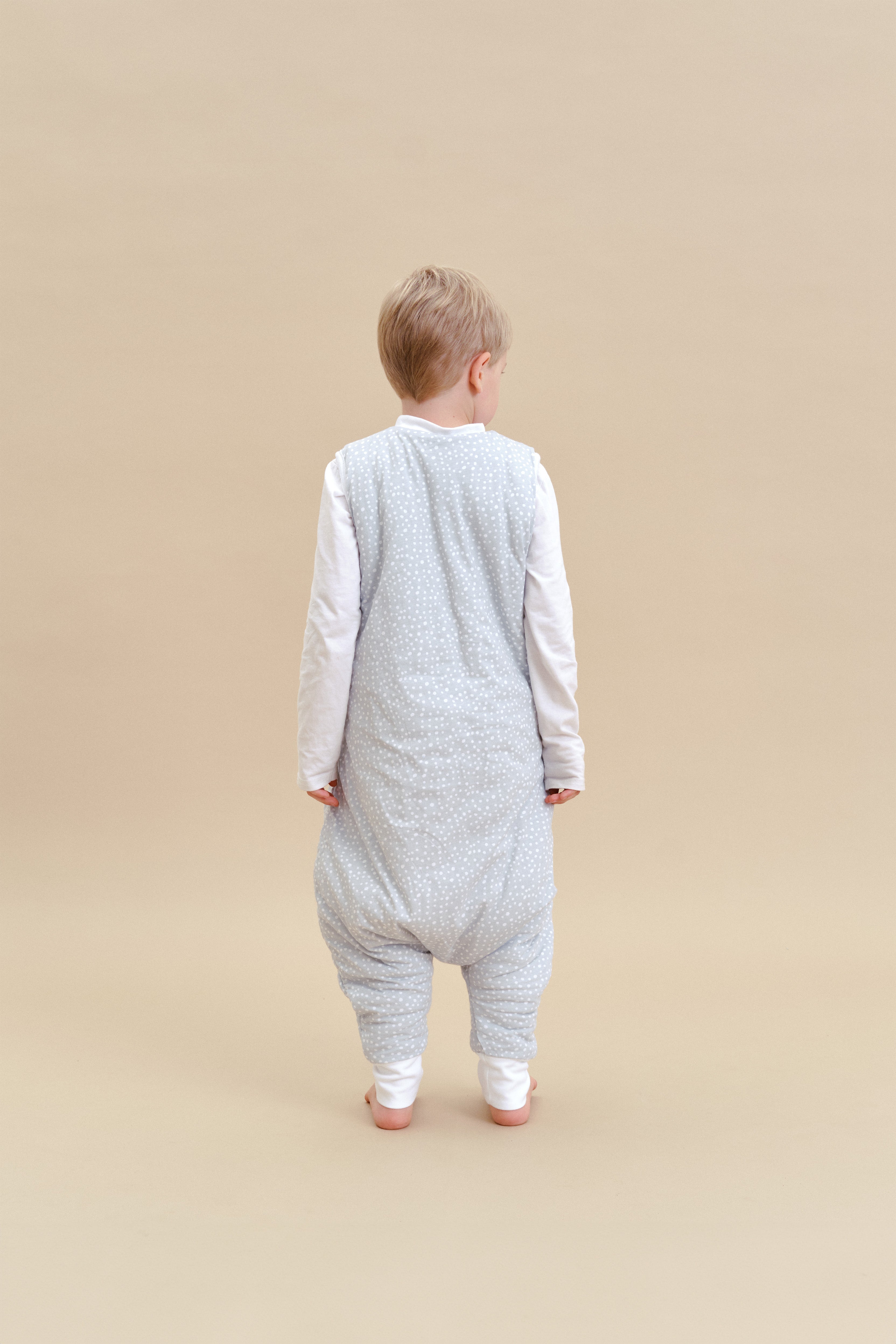 Schlafsack mit füssen - Grey Print