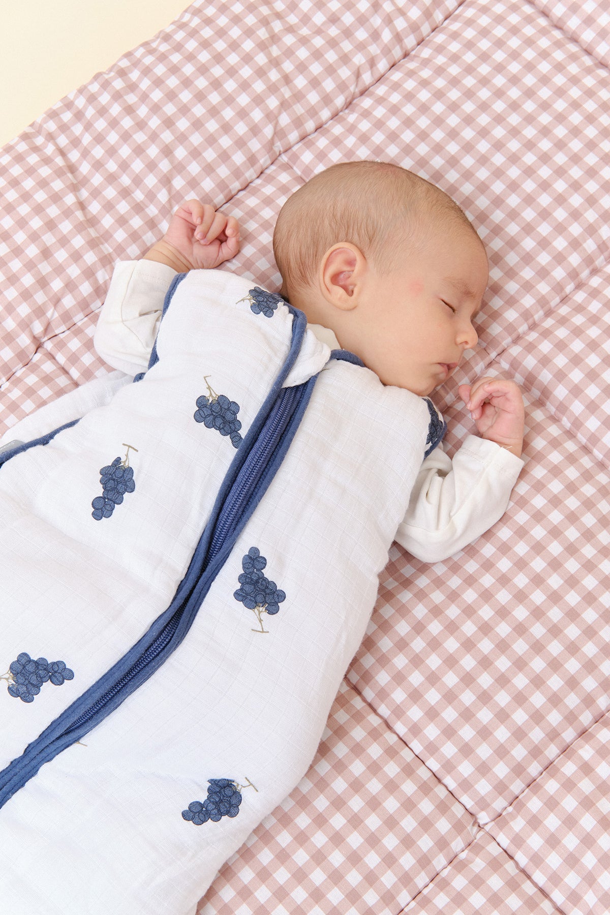 Babyschlafsack - Bambus Musselin - Grapes - TOG 2.5
