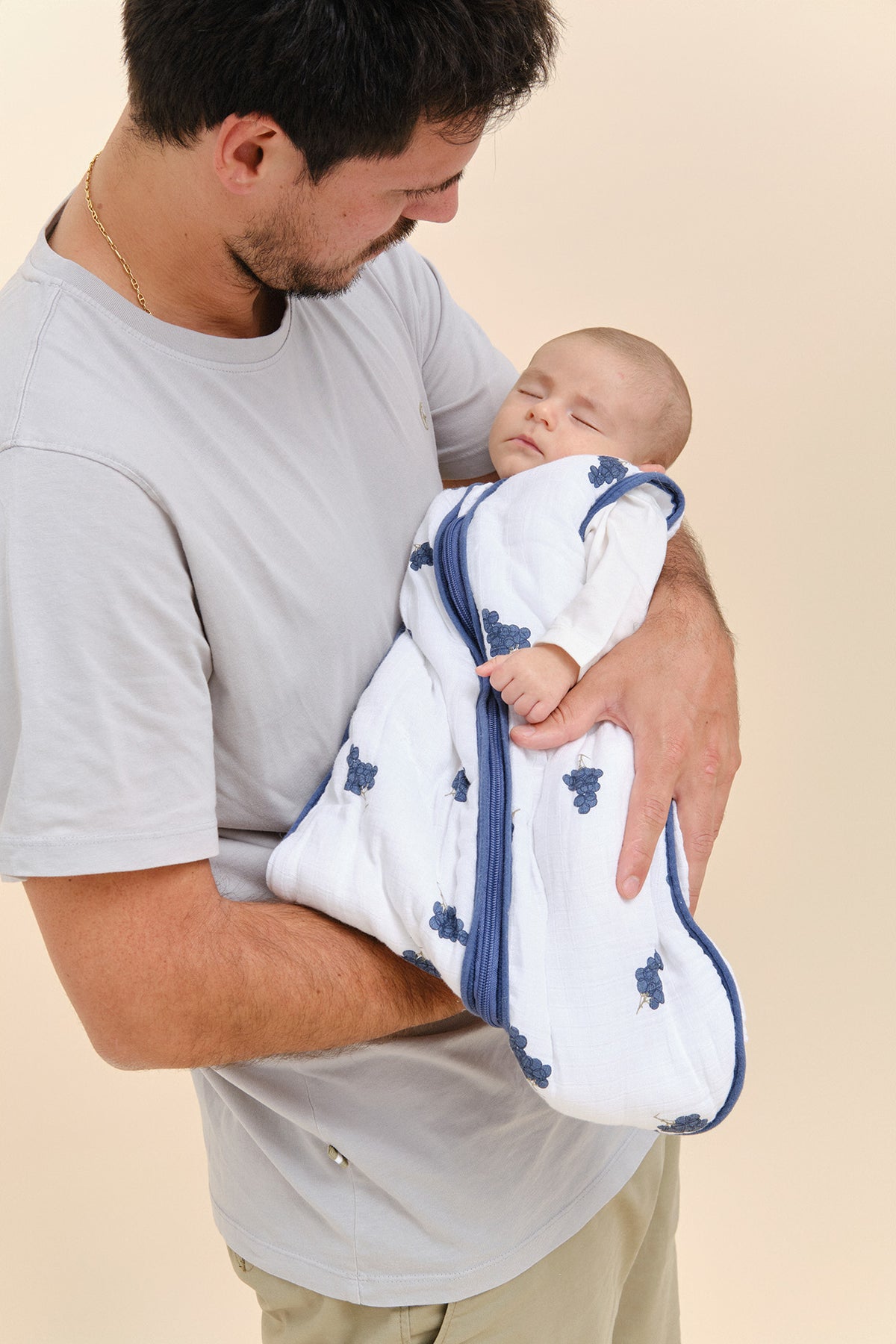 Babyschlafsack - Bambus Musselin - Grapes - TOG 2.5