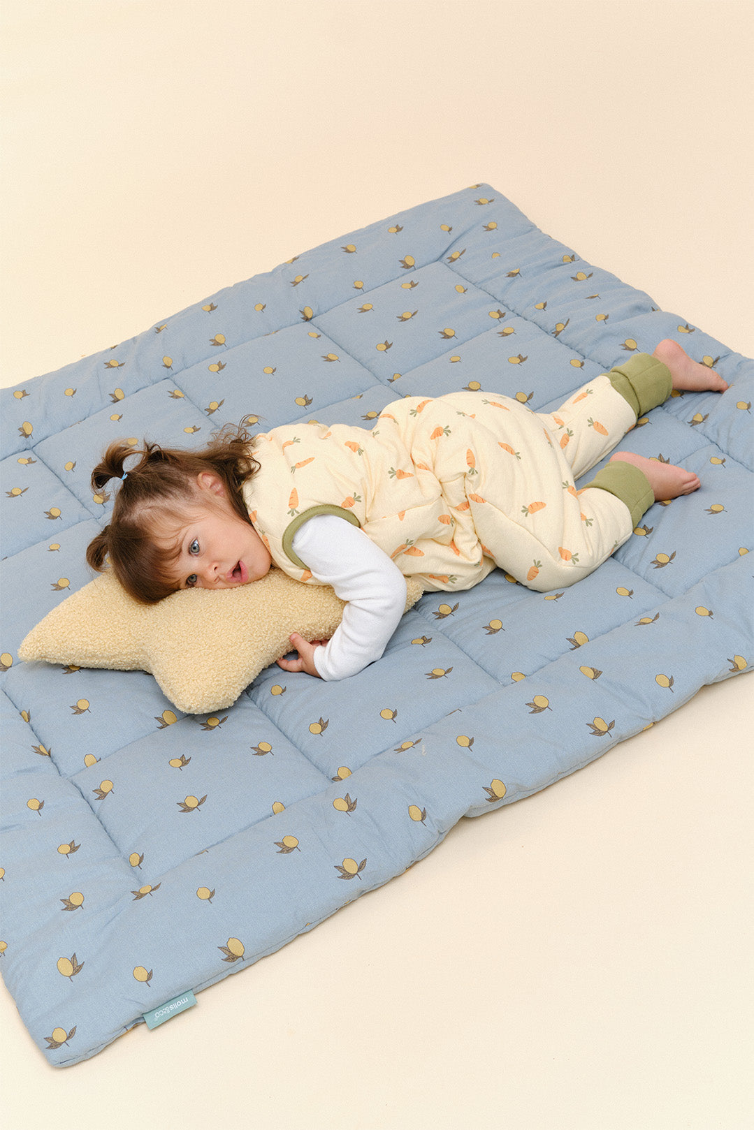 schlafsack baumwolle kinder Schlafsack mit Füßen für Babys ideal für den Winter. Carrots