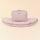 Rounded crawling mat - Dusty Rose