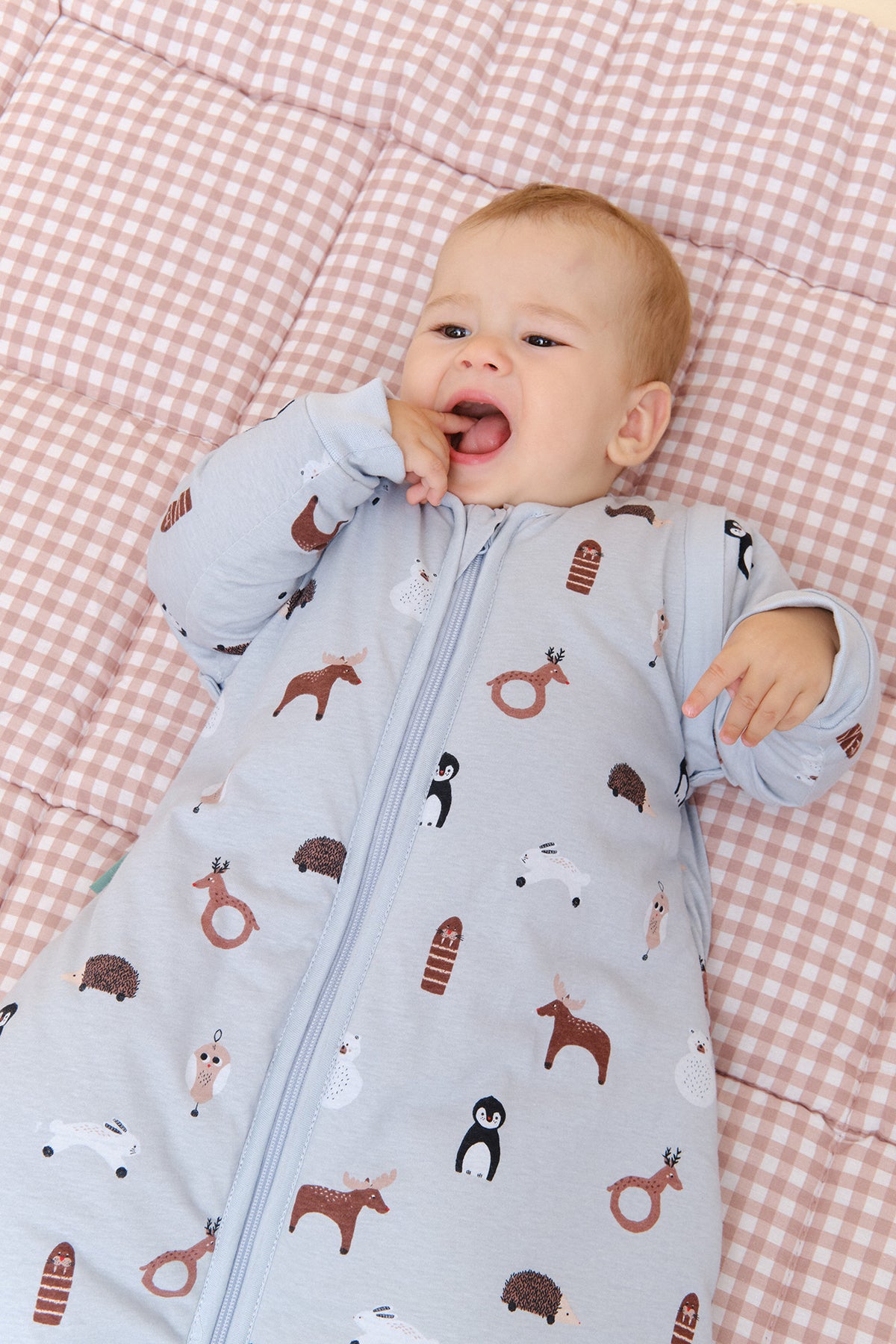 Baby sleep sack with sleeves - Winter Animals - TOG 2.5