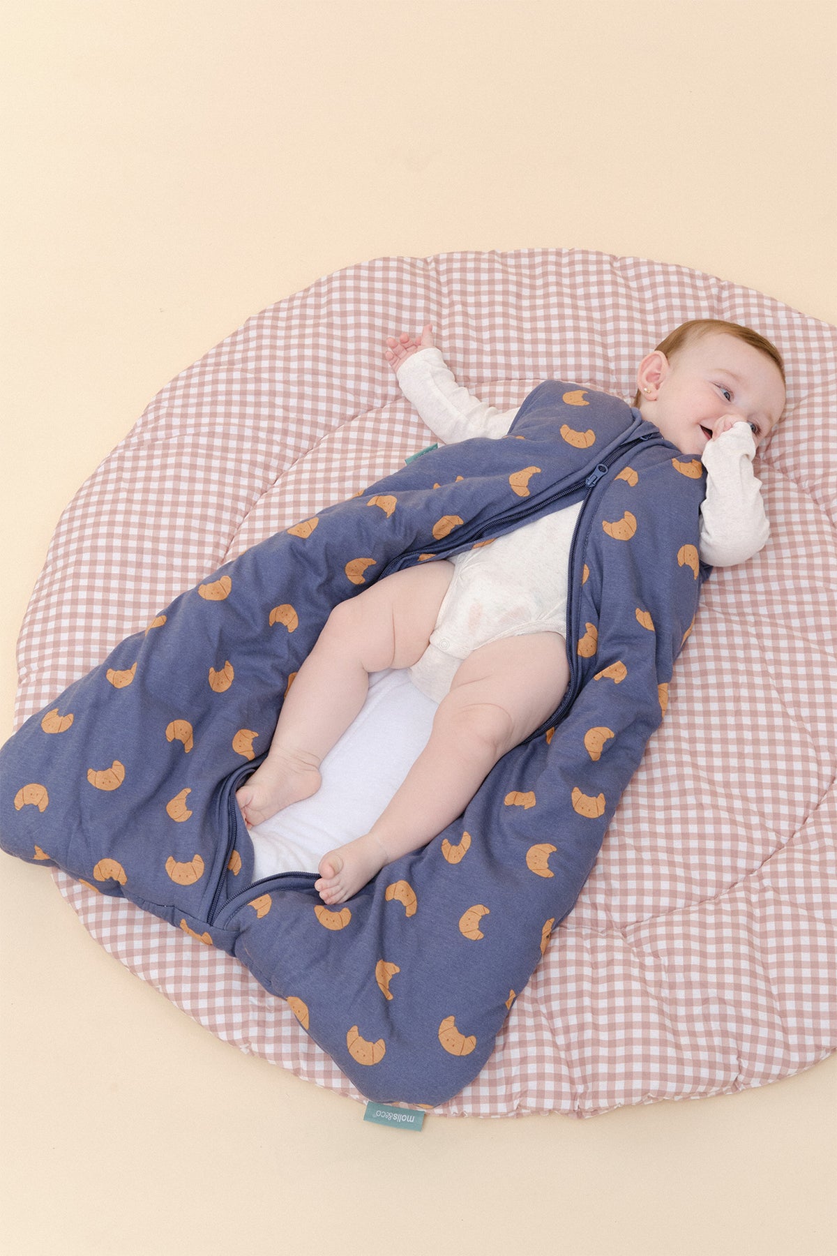 Baby sleep sack - Croissants - TOG 2.5