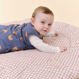 Rounded crawling mat - Dusty Rose