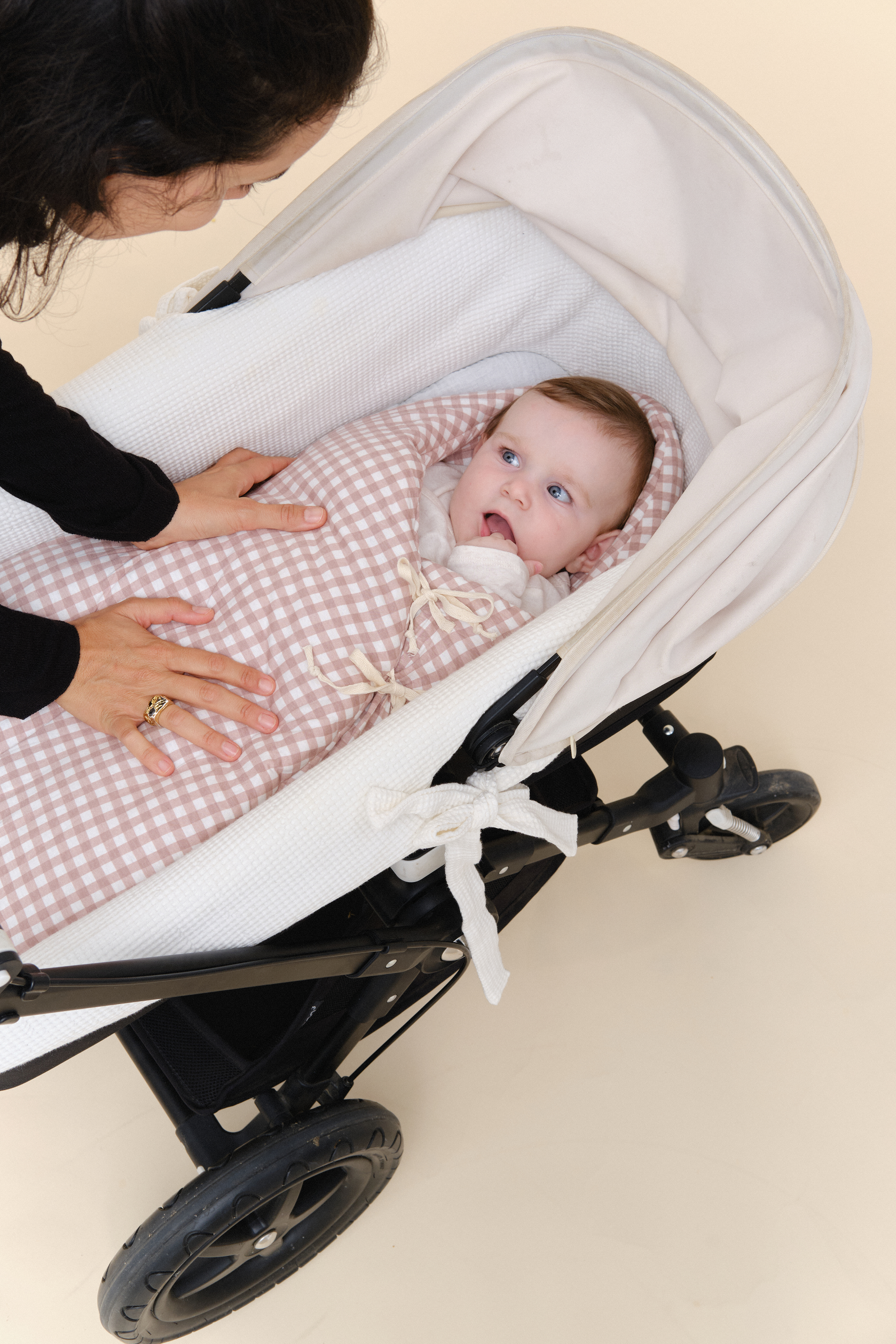 schlafsack babywanne winter fußsack kinderwagen - Dusty Rose