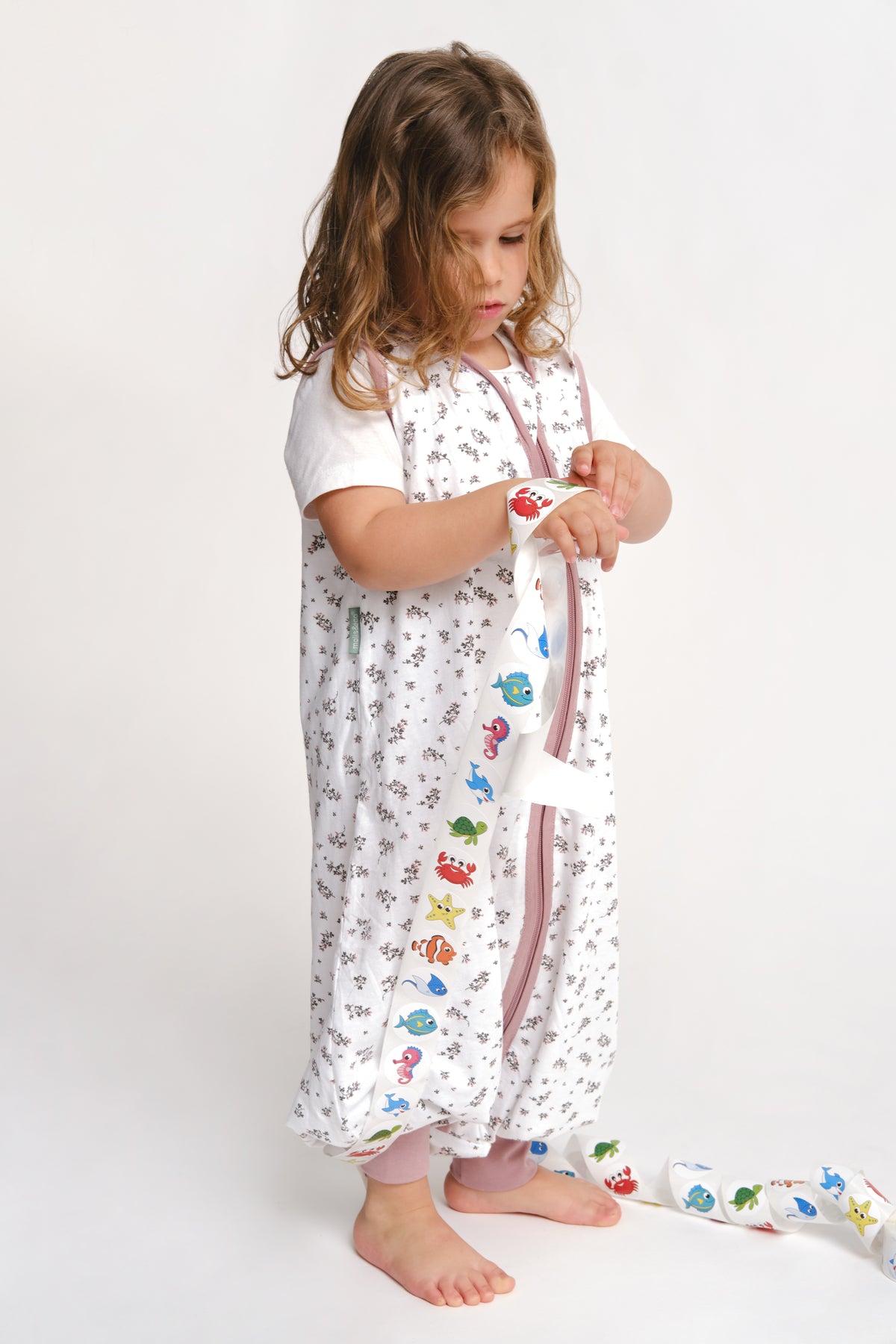 Sleeping jumpsuit - Bloom Pink - TOG 0.5