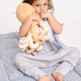 Crawling blanket - Blue Garden