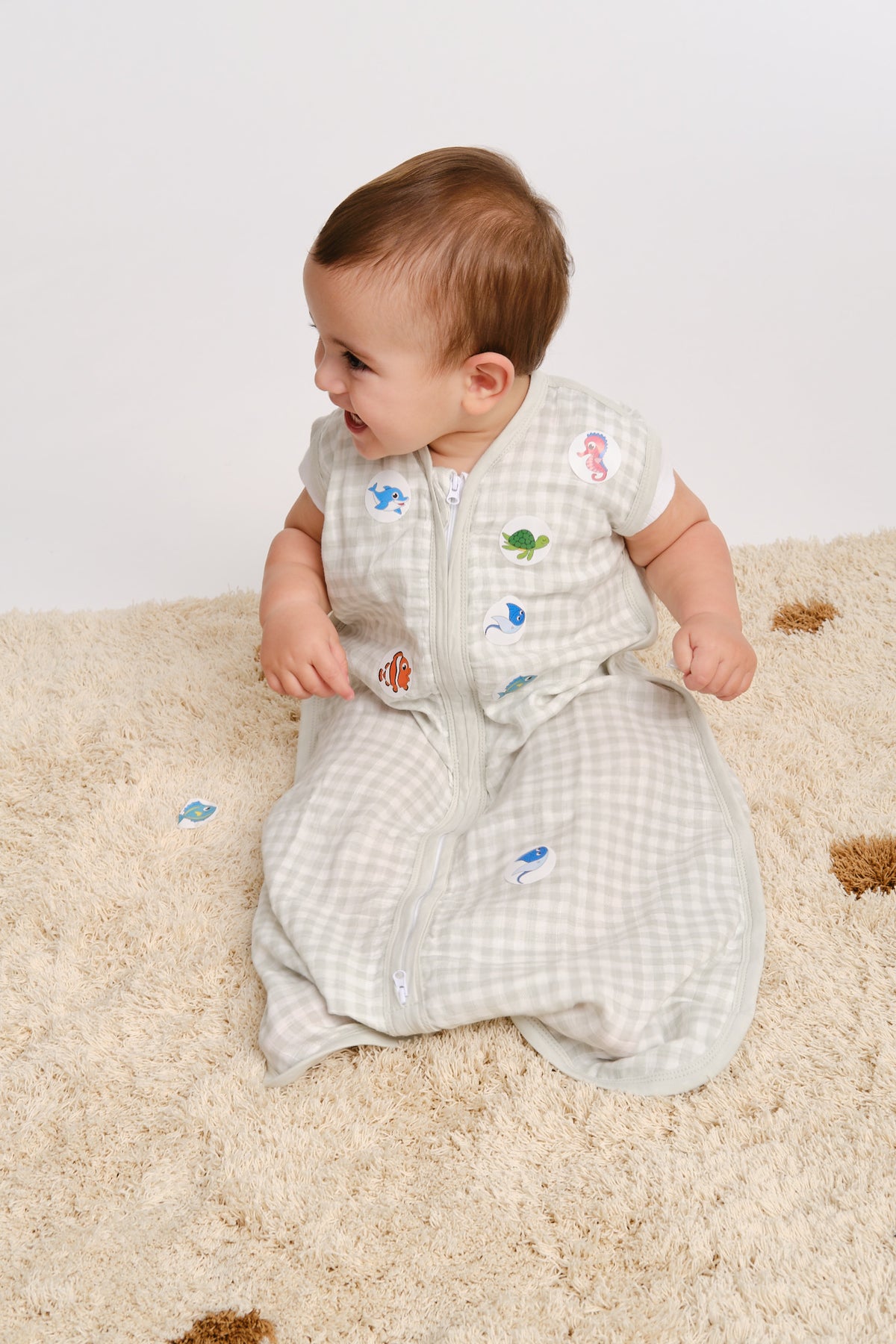 Babyschlafsack - Baumwolle Musselin - Mercury - TOG 0.4