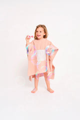 PONCHO TOWEL - DUSTY PINK