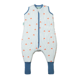 Sleeping jumpsuit with socks - Mushrooms - TOG 1