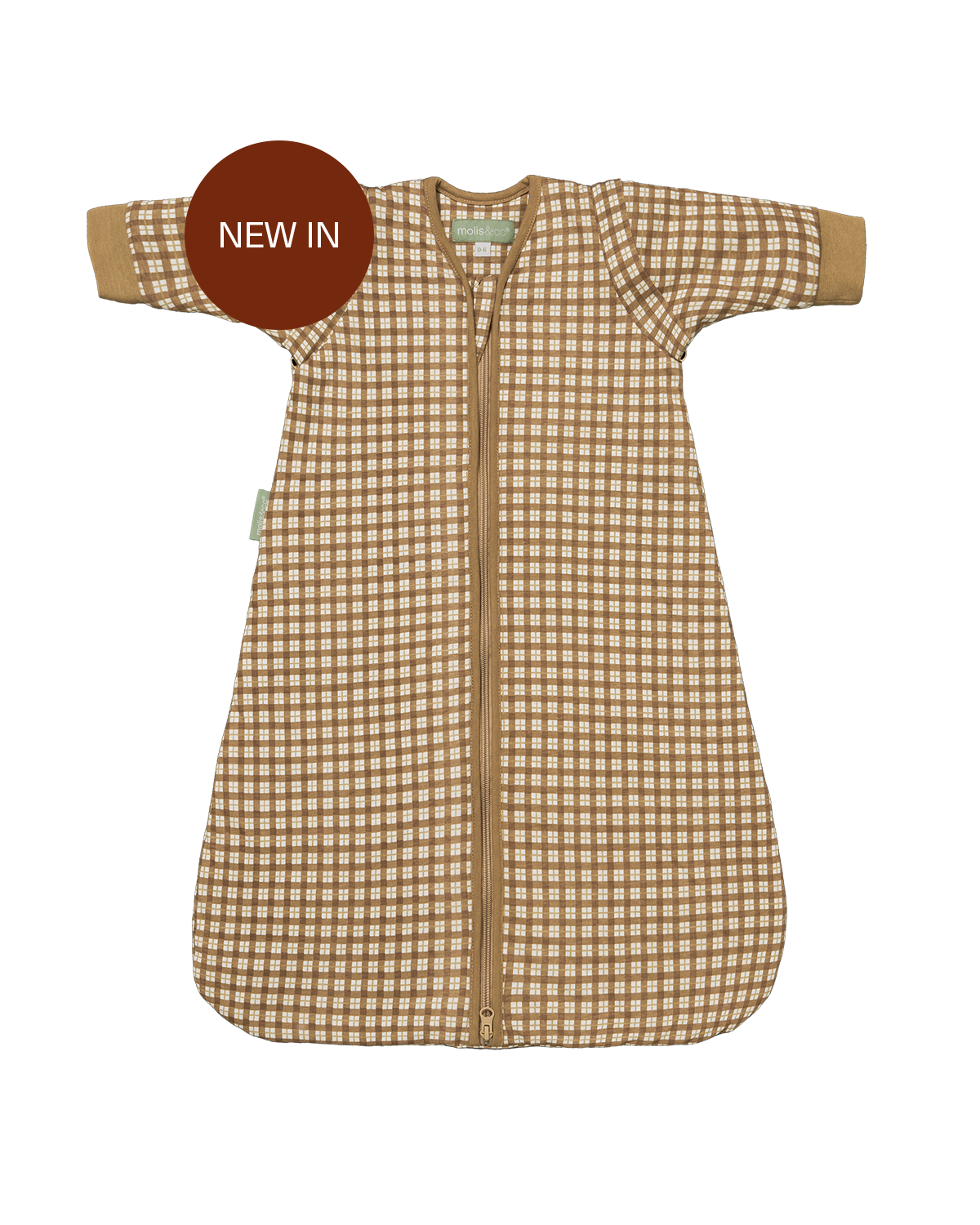 Saco de dormir con mangas - Brown Checks - TOG 1