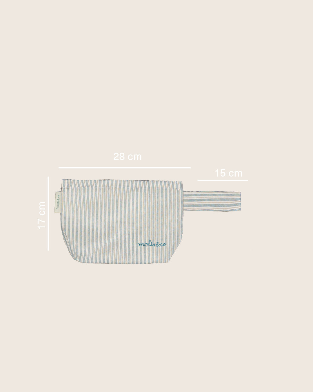Toiletry bag - Blue Stripes