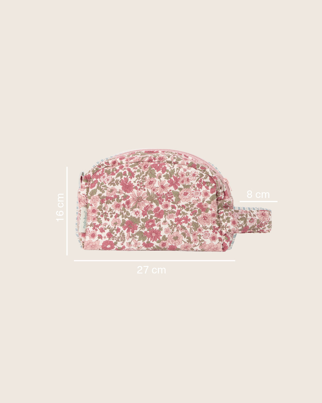 Travel toiletry bag - Winter Comelina