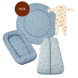 Pack Colima baby (4 products): baby nest + play mat + pajama + winter sleeping bag (2.5 TOG)