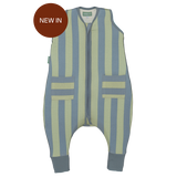 Pijama burbuja - Green & Blue Stripes - TOG 0.5