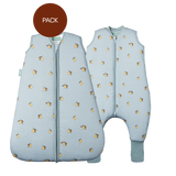 Pack hermanos Colima (2 productos): Pijama manta + saco de dormir TOG 2.5