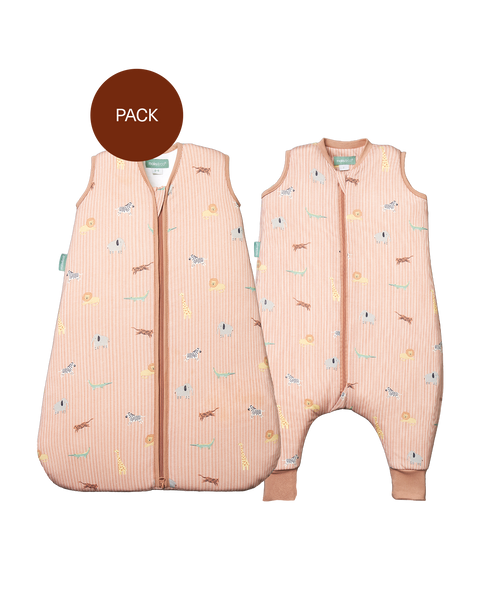 ein schlafsack und eine gitarre olala Geschwister Jungle Pack (2 Produkte): Schlafoverall + Schlafsack TOG 1