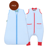 Brothers Pack Sailor Blue (2 products): jumpsuit + baby sleeping bag TOG 1