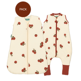 Brothers Pack Tomatoes (2 products): jumpsuit + baby sleeping bag TOG 1