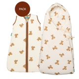 Pack promenade Teddy (2 produits) : Chancelière mi-saison + gigoteuse TOG 1